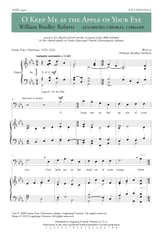 O Keep Me as the Apple of Your Eye SATB choral sheet music cover